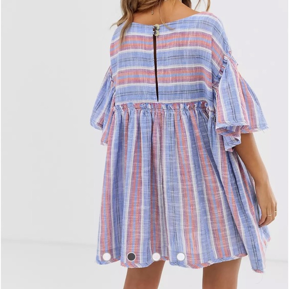 Free People stripped boho western dress 👗 XS - Picture 2 of 8